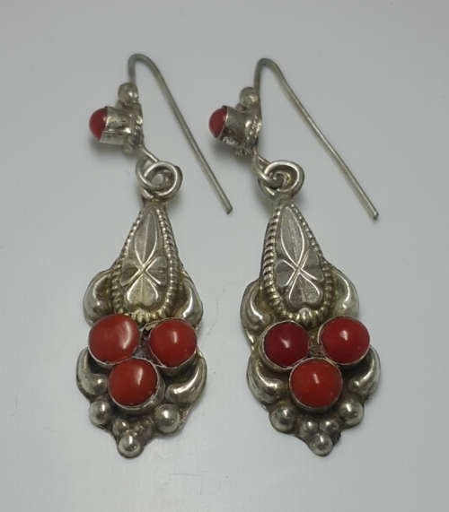 Genuine Silver and Gemstone Earrings